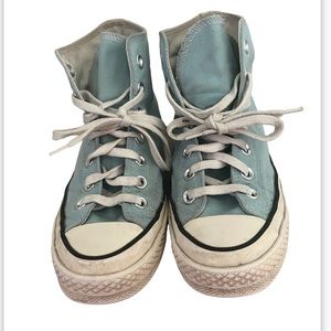 Girls kids boys youth women 5 men 3 chuck taylor converse high top light blue